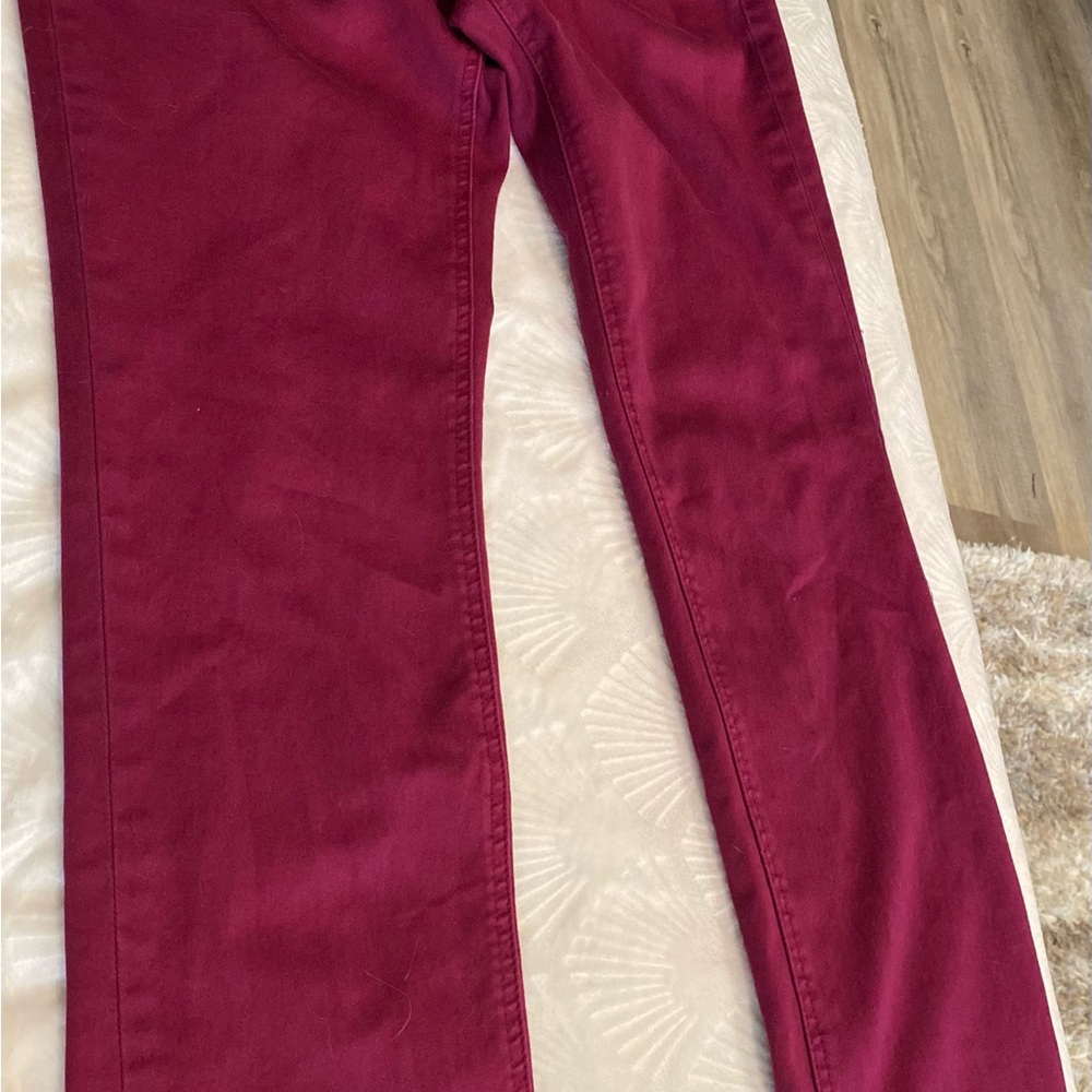 Liverpool Jeans, Sadie’s Straight wine color size 10 inseam 30” - Picture 2 of 6